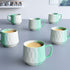 Tritone Green Mellowline Tea Cup Set of 6 - The Earth Store - Cup Sets